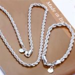 Cross Border Twisted Rope Necklaces for womens