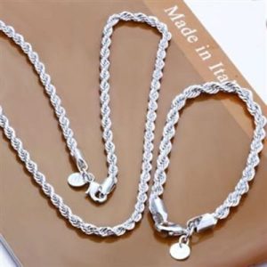 Cross Border Twisted Rope Necklaces for womens