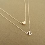 Simple and Thin Small Heart Pendant Necklace for Women