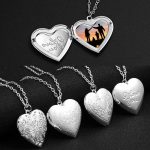 Openable Love Heart Locket Pendant Women