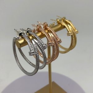 Copper Fashion Nail Earrings For Woman