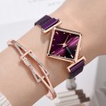 Luxury Ladies Quartz Square Watch