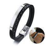 Delysia King 2024 Trendy Men Leatherwear Bracelet