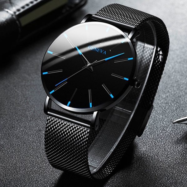 Minimalist Men Fashion Ultra Thin Watch