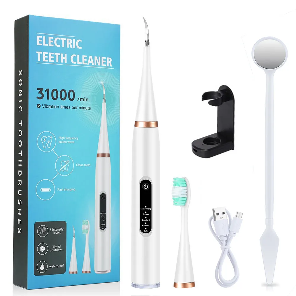 Electric Ultrasonic Teeth Cleaner Dental Scaler Dental Tooth Calculus Stains