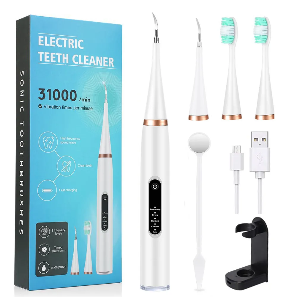 Electric Ultrasonic Teeth Cleaner Dental Scaler Dental Tooth Calculus Stains