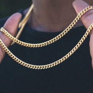 5mm Vnox Cuban Chain Necklace For Men Women
