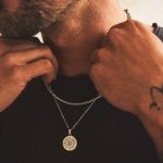 Sailing Travel Compass Pendant Necklaces for Men