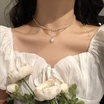 SUMENG 2024 New Fashion Pearl Choker Necklace For Women