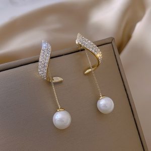 Classic Elegant Imitation Pearl Earrings For Women