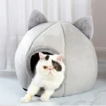 Self-Warming Pet Tent Cave Bed for Cats Dogs