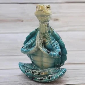 Sea Turtle Yoga Statue Decorations for Buddha Zen