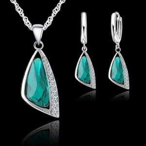 Wedding Engagment Jewelry Sets for Women