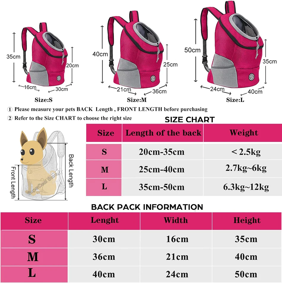 Pet Dog Carrier Bag, Carrier For Dogs Backpack ,Portable Travel Backpack ,Bag Travel Set