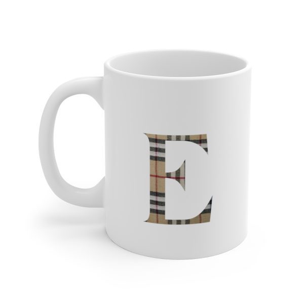 Coffee Mug 11oz white ceramic initial Letter Name