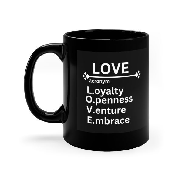 Personalized Love Mug 11oz Black Mug