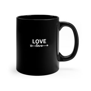 Personalized Love Mug 11oz Black Mug