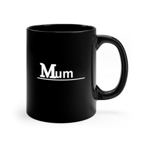 Mum 11oz Black Mug - Mixed Selection Gift