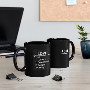 Custom Love Mug 11oz Black Mug