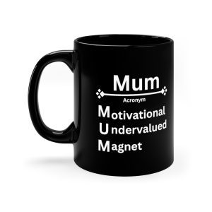 Mum 11oz Black Mug - Mixed Selection Gift