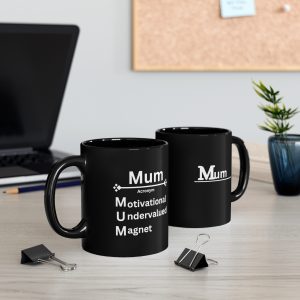 Mum 11oz Black Mug - Mixed Selection Gift