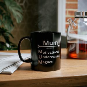 Mum 11oz Black Mug - Mixed Selection Gift