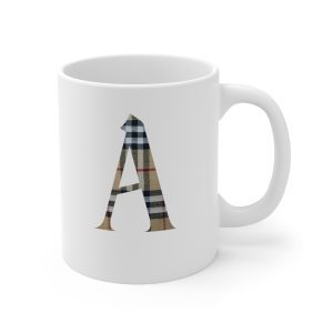 Personalized 11oz Mug Initial Name Letter A-Z Alphabetic