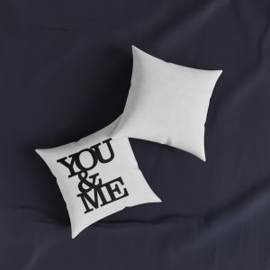 Square Pillow with Personalized Cover