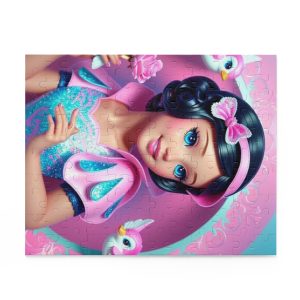 Personalized Family Barbie Doll Jigsaw Puzzle