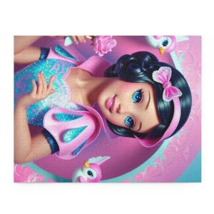 Personalized Family Barbie Doll Jigsaw Puzzle