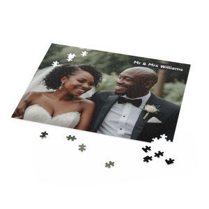 Personalized Family Wedding Photograph Jigsaw Puzzle
