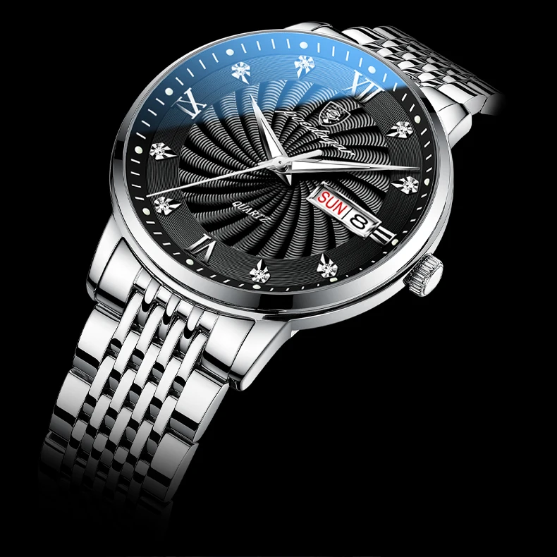 Luxury Luminous Waterproof Stainless Steel 2024 Mens Watches