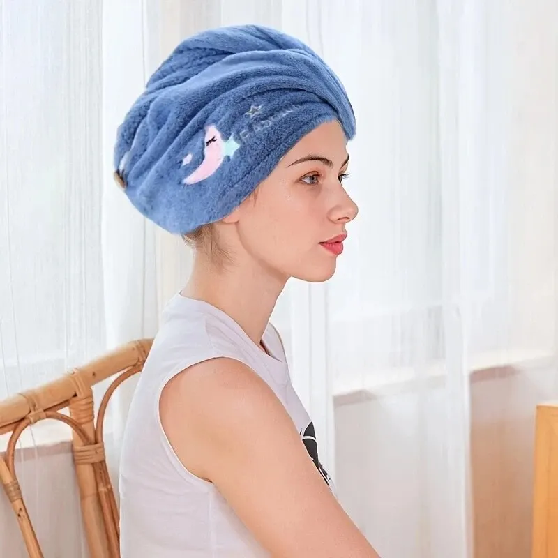 Super Absorbent Soft Bathroom Women Head Towels