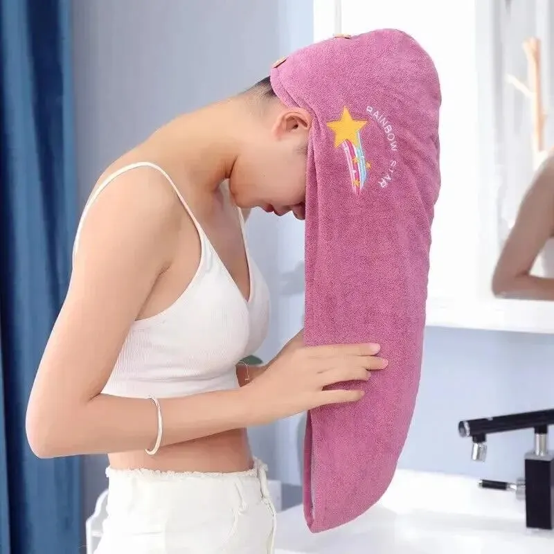 Super Absorbent Soft Bathroom Women Head Towels