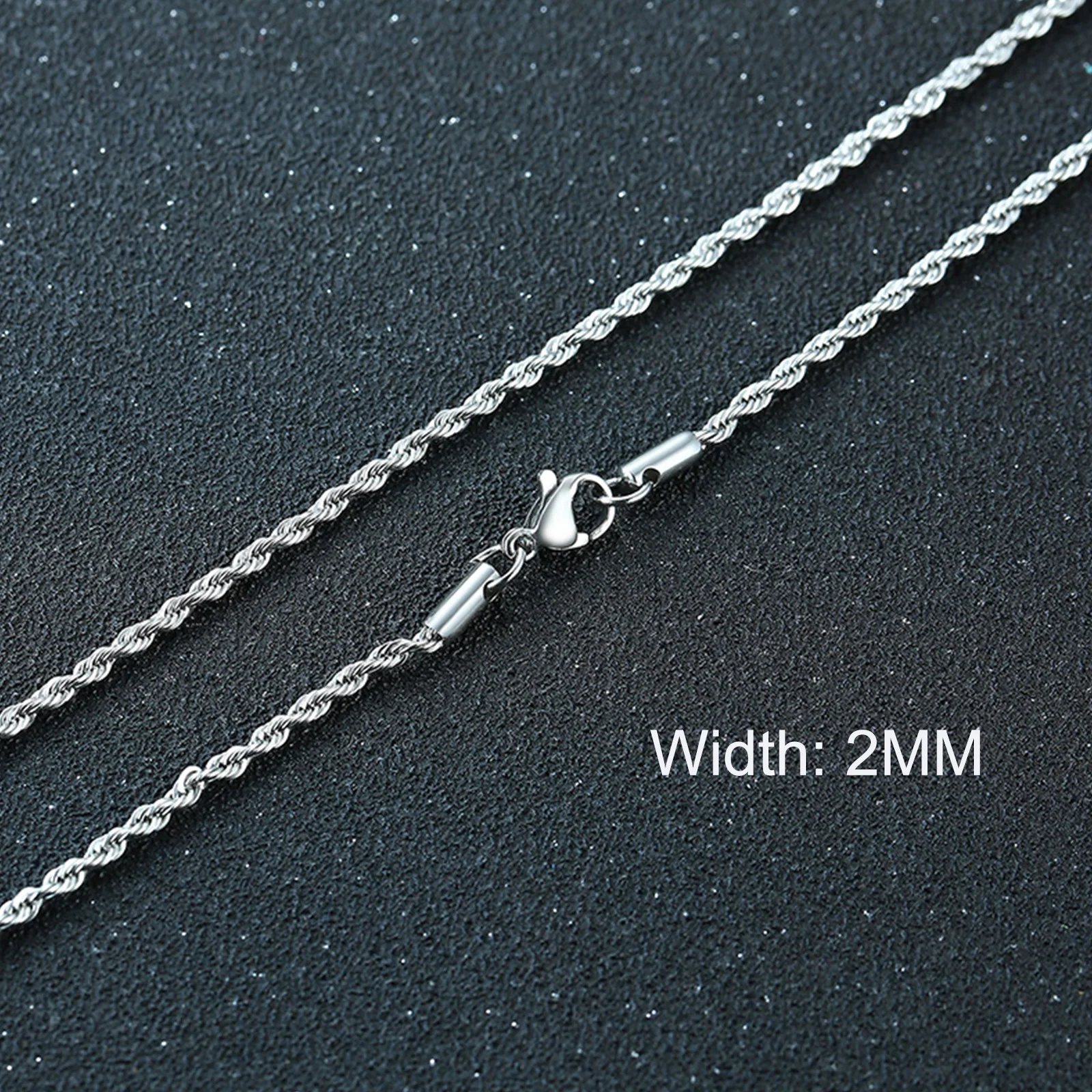 2mm Silver Rope