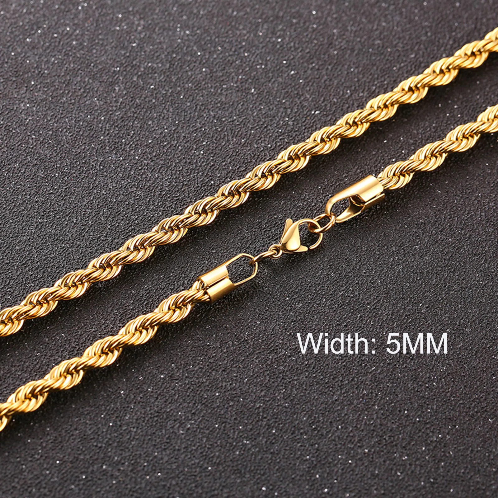 5mm Gold Rope