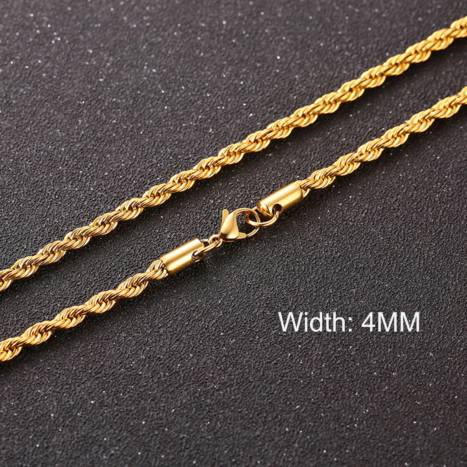 4mm Gold Rope