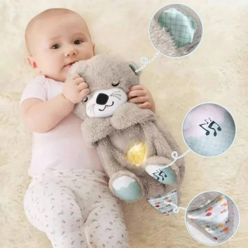 Baby Breath Baby Bear Soothes Otter Plush Toy Doll Gift