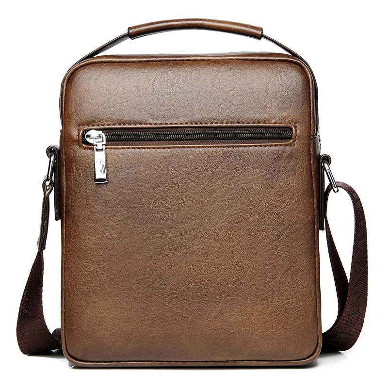 Crossbody Sling Leather Side Shoulder Bag For Husband Gift