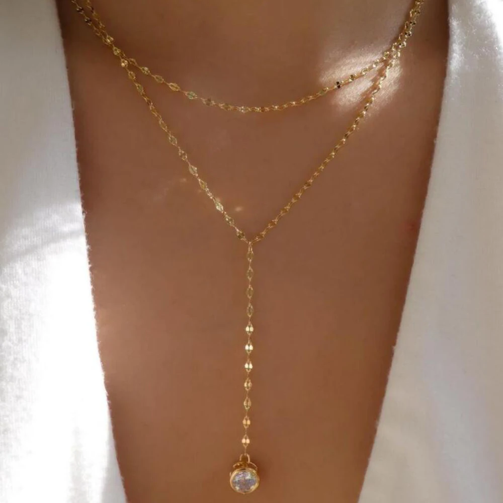 Vintage New Gold Color Multiple Styles Necklace For Women