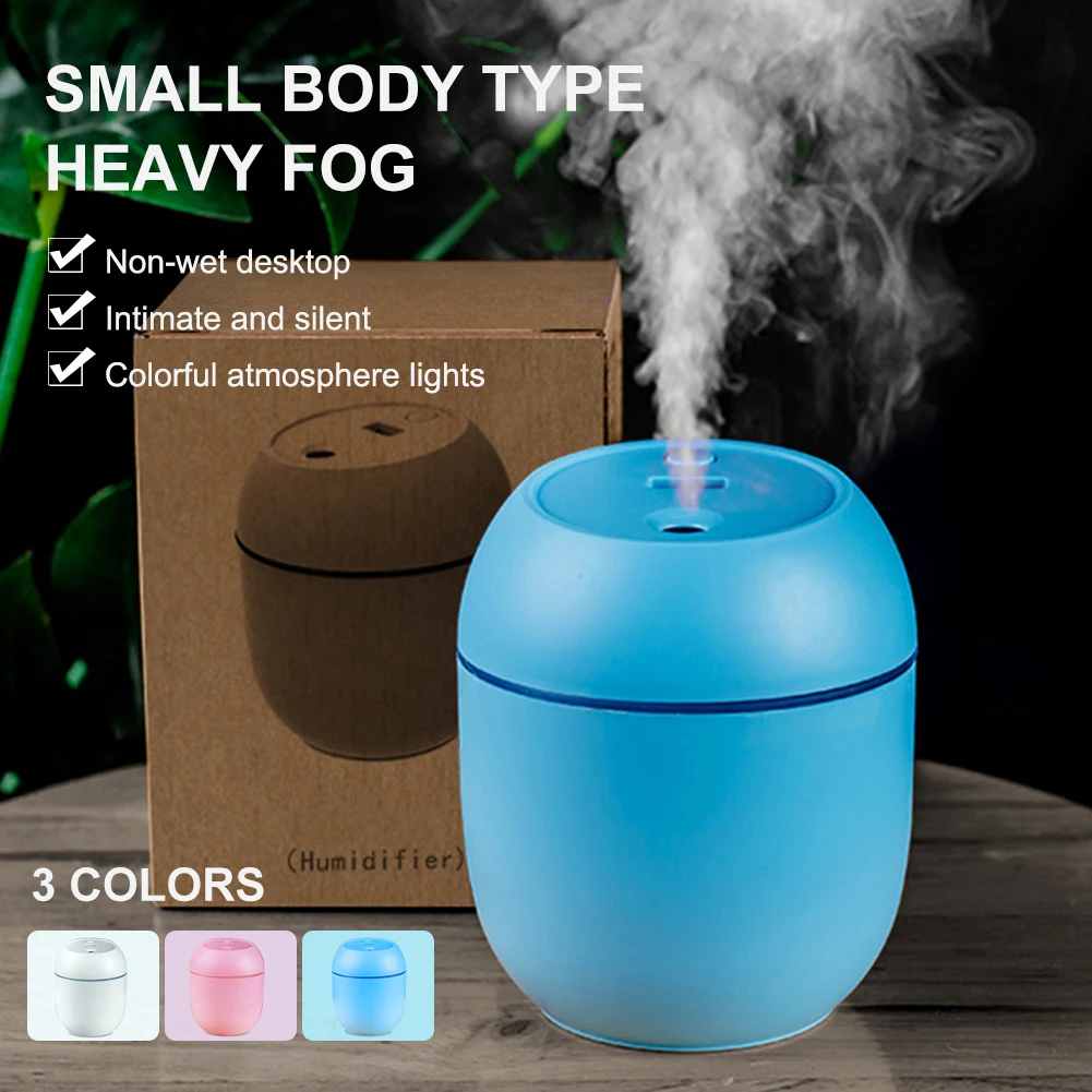 250ML USB Portable Air Humidifier Essential Oil Diffuser