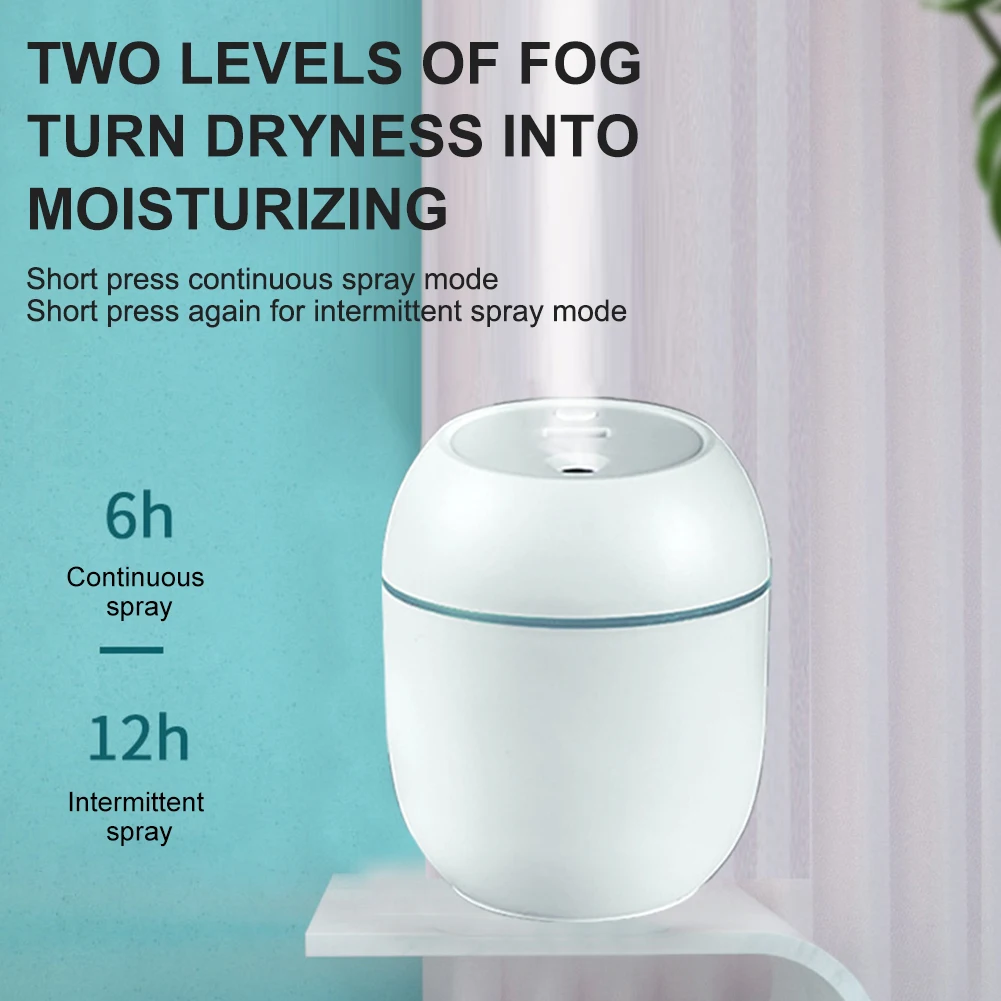 250ML USB Portable Air Humidifier Essential Oil Diffuser