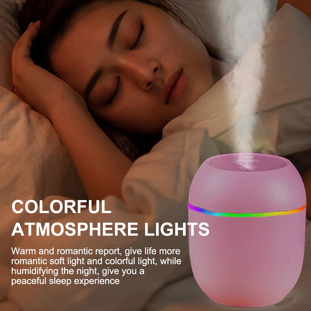 250ML USB Portable Air Humidifier Essential Oil Diffuser