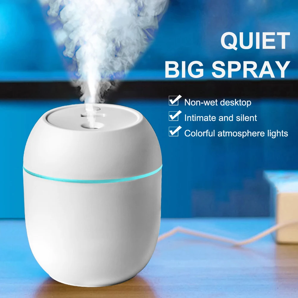 250ML USB Portable Air Humidifier Essential Oil Diffuser