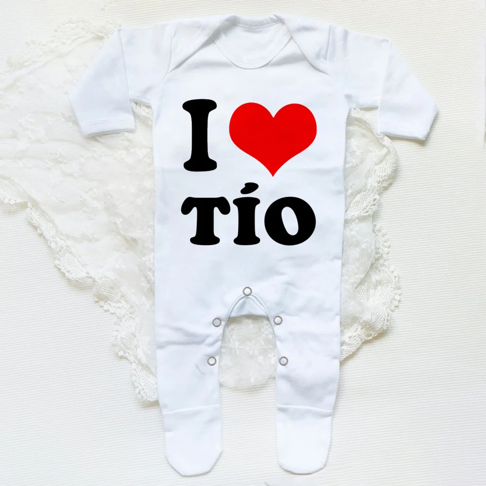 I Love Papa Mama Babygrow Sleepsuit for Newborn