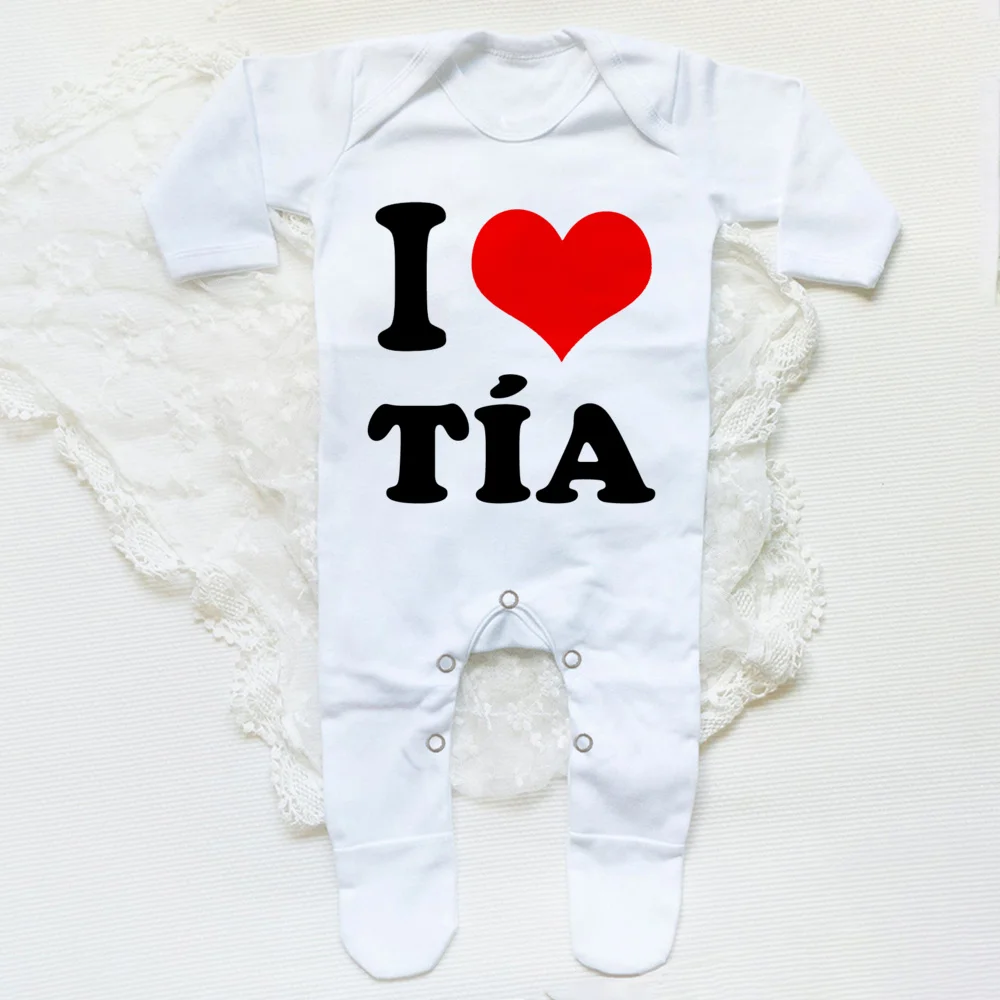 I Love Papa Mama Babygrow Sleepsuit for Newborn