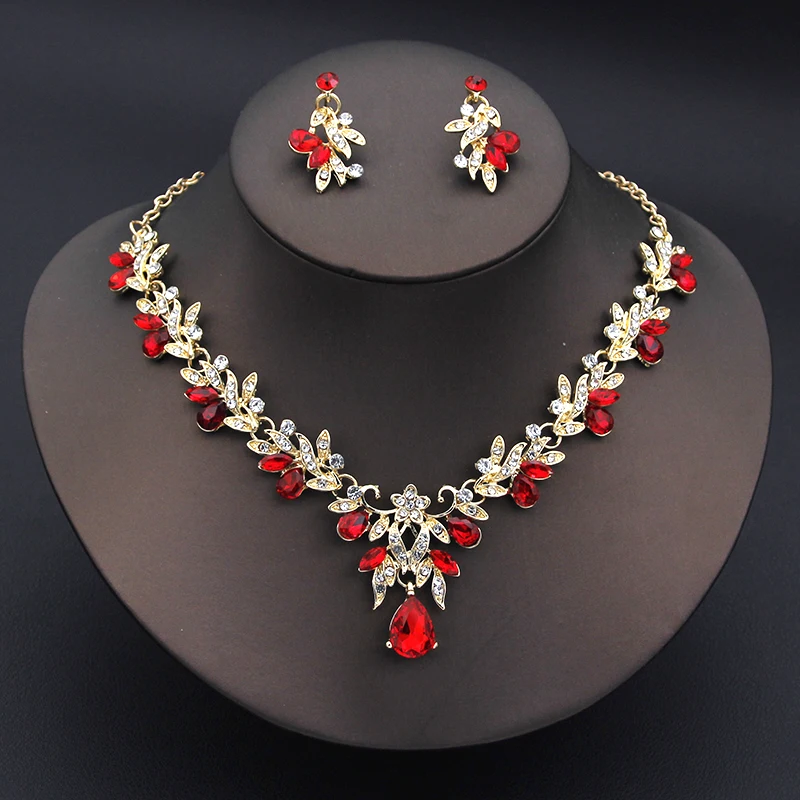 Elegant Fashion Necklace Earrings Sets for Women