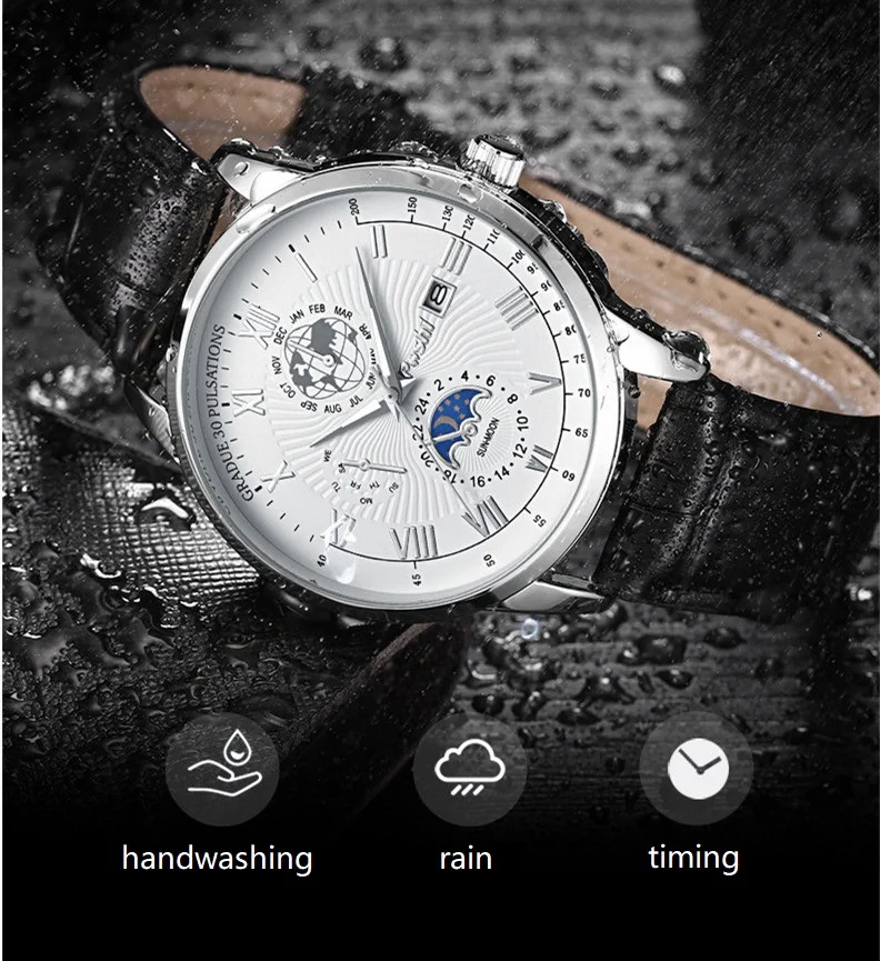 Top Luxury Sport Men's Waterproof Wristwatch