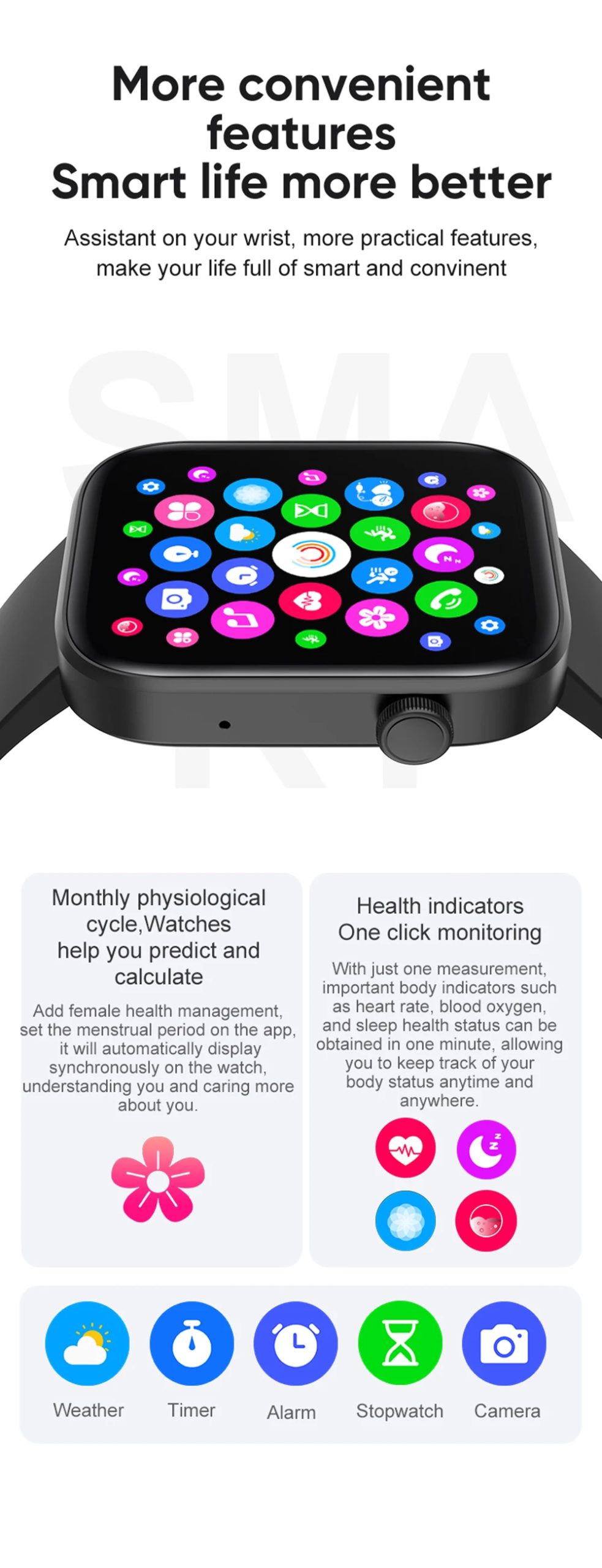 COLMI P71 Voice Calling Smartwatch for Men with Health Monitoring