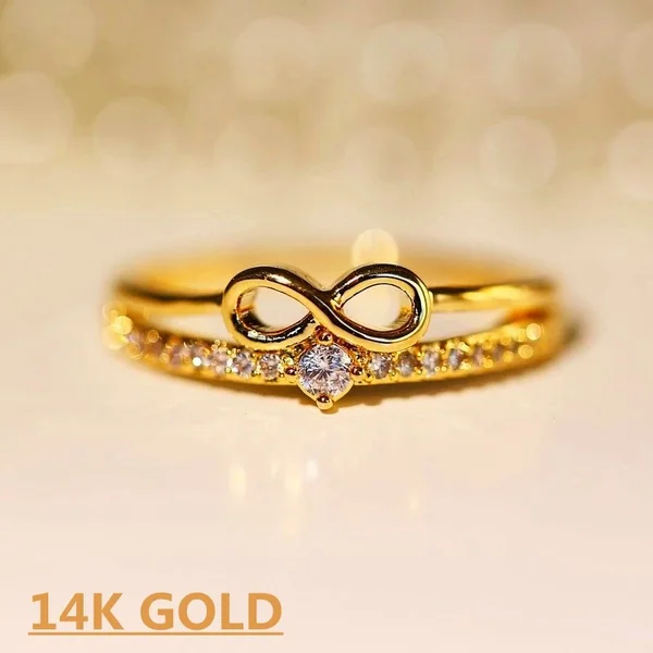 Infinite Love Engagement Wedding Ring for Women